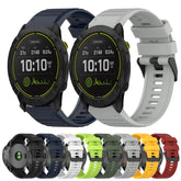 26mm Horizontal Texture Silicone Watch Band with Removal Tool, For Garmin Enduro, For Garmin Fenix 6X, For Garmin Fenix 6X Pro